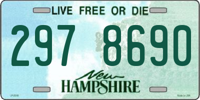 NH license plate 2978690