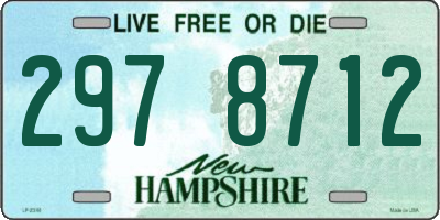 NH license plate 2978712