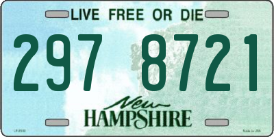 NH license plate 2978721