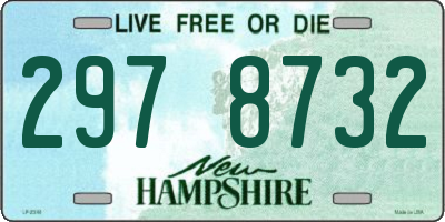 NH license plate 2978732