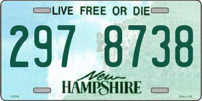 NH license plate 2978738