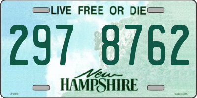 NH license plate 2978762