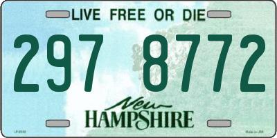 NH license plate 2978772