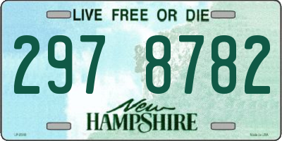 NH license plate 2978782