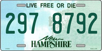 NH license plate 2978792