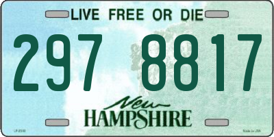 NH license plate 2978817