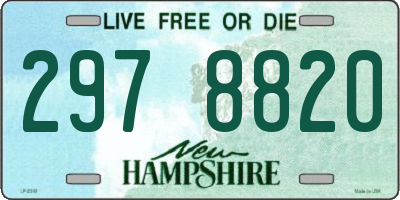 NH license plate 2978820
