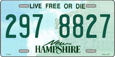 NH license plate 2978827