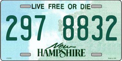 NH license plate 2978832