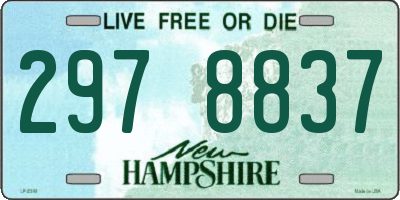 NH license plate 2978837
