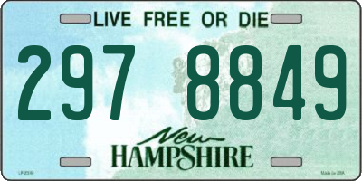 NH license plate 2978849