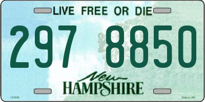 NH license plate 2978850