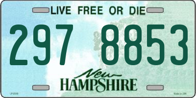 NH license plate 2978853