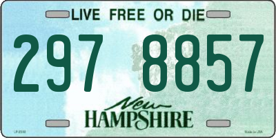 NH license plate 2978857