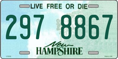 NH license plate 2978867