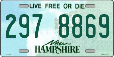 NH license plate 2978869