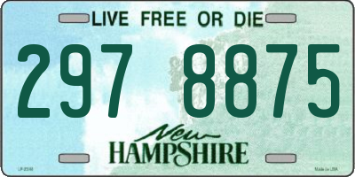 NH license plate 2978875