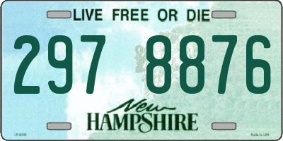 NH license plate 2978876