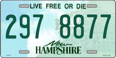 NH license plate 2978877