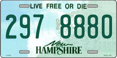 NH license plate 2978880