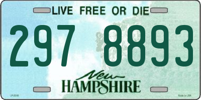 NH license plate 2978893