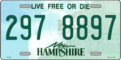 NH license plate 2978897
