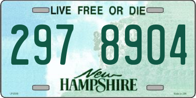 NH license plate 2978904