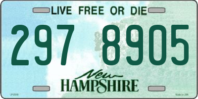 NH license plate 2978905