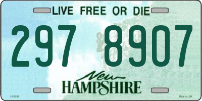 NH license plate 2978907