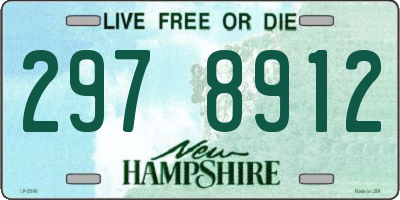 NH license plate 2978912