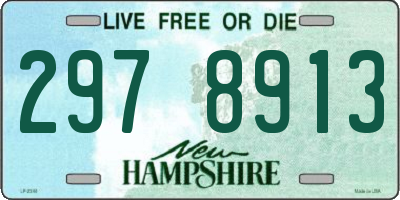 NH license plate 2978913