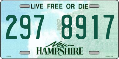 NH license plate 2978917