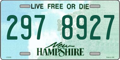 NH license plate 2978927