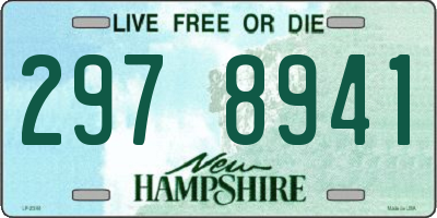 NH license plate 2978941
