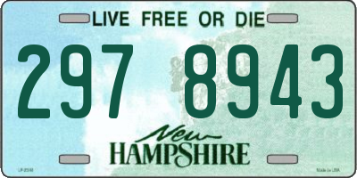 NH license plate 2978943