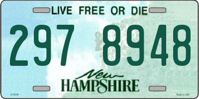 NH license plate 2978948