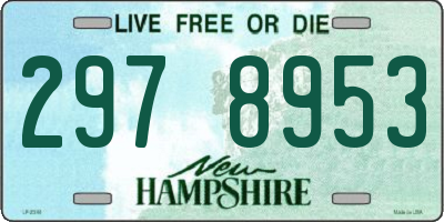 NH license plate 2978953