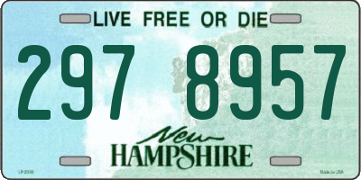 NH license plate 2978957