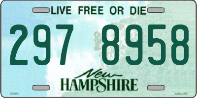 NH license plate 2978958