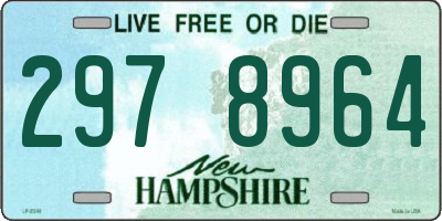 NH license plate 2978964