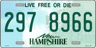 NH license plate 2978966