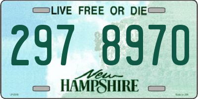 NH license plate 2978970