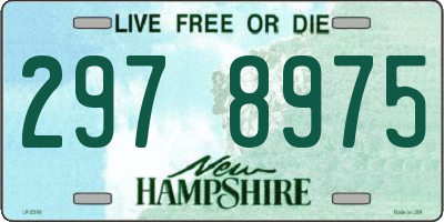 NH license plate 2978975