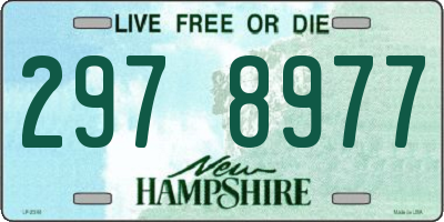 NH license plate 2978977