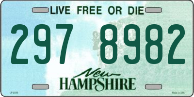 NH license plate 2978982