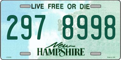 NH license plate 2978998