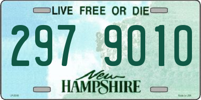 NH license plate 2979010