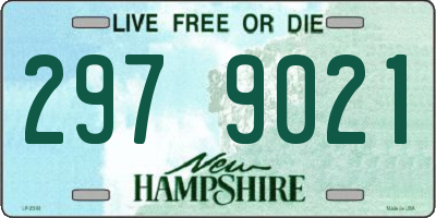 NH license plate 2979021