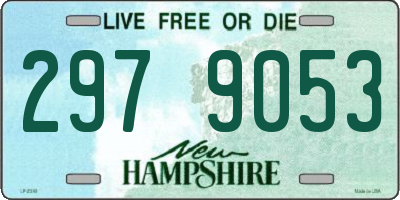 NH license plate 2979053