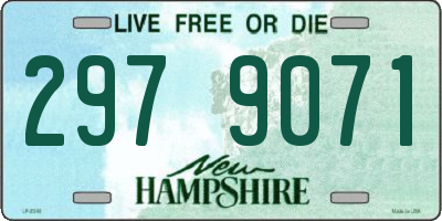 NH license plate 2979071